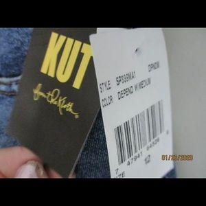 KUT FROM THE KLOTH HIGH RISE ANKLE STRAIGHT LEG 12